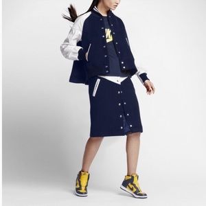 Sacai Nike fully lined skirt